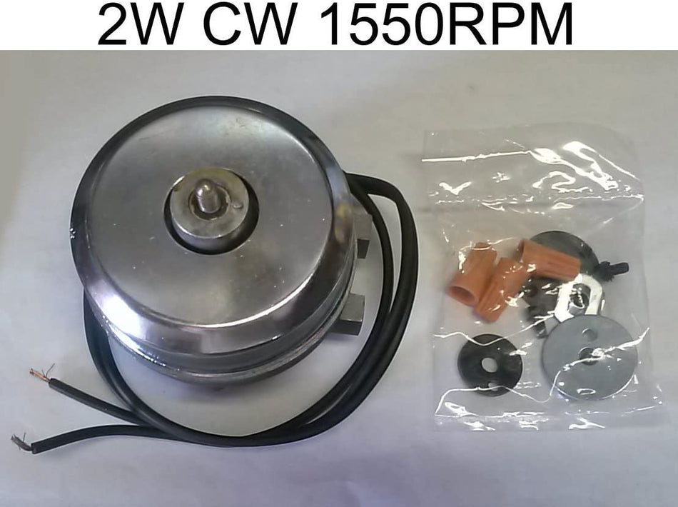 WR60X179 REFRIGERATOR CONDENSER FAN MOTOR REPLACEMENT - 2W CW 1550RPM - REPLACES MANY BRAND MOTORS AT MORE AFFORDABLE PRICE