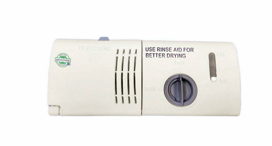 WPW10224430 Dishwasher Detergent & Rinse Aid Dispenser 8" length Approx.  WPW10224430