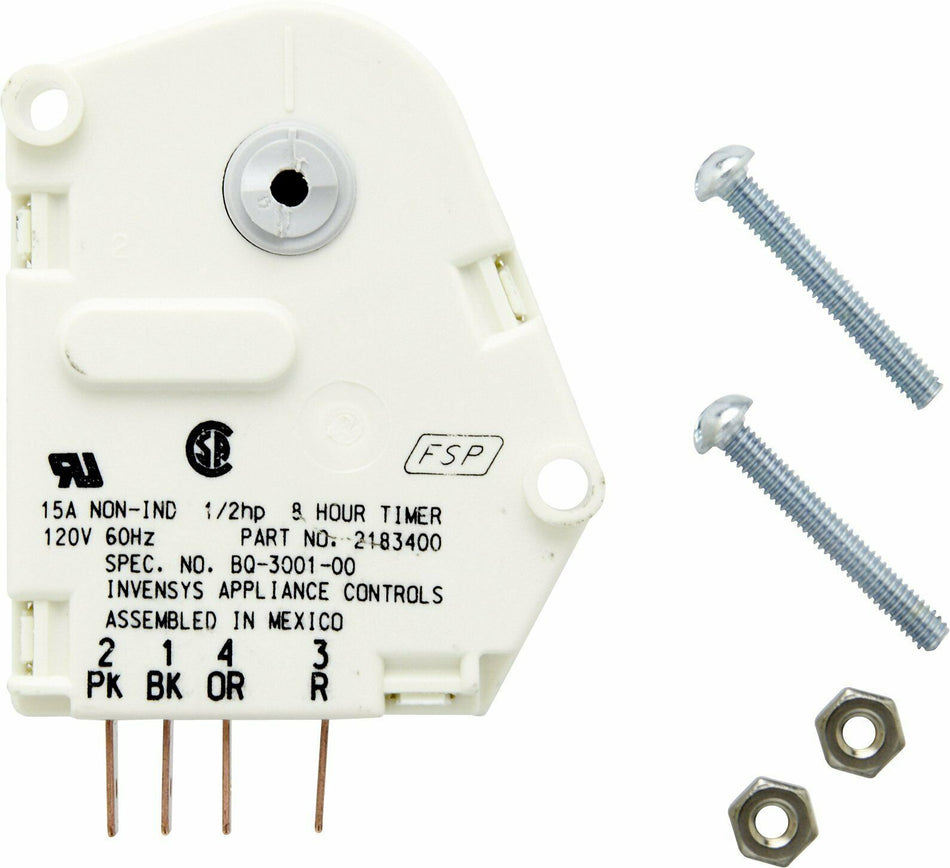 AP6005994 PS11739056 EAP11739056 PD00003502 Kenmore Refrigerator Defrost Timer Kit 2183400